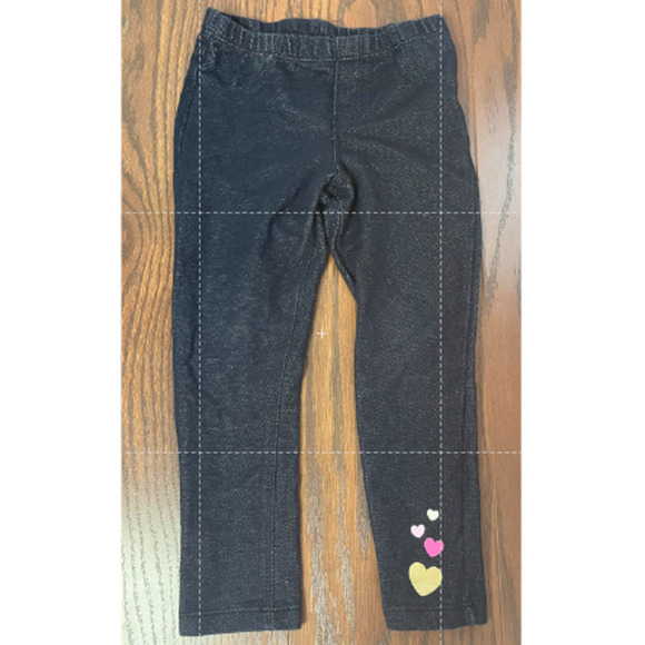 Lot Girls Jeans Denim Skinny Leg Jeans SZ 4T Teal Blue Leggings - Picture 3 of 15